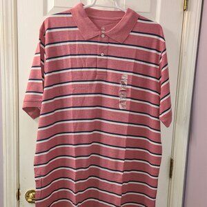 Harbor Bay Striped Polo Shirt